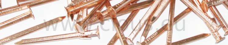 Cone head copper nails