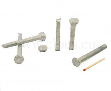 "Carvelle" Steel forged nail - milled head (100 nails) L : 80 mm ( 100 clous)
