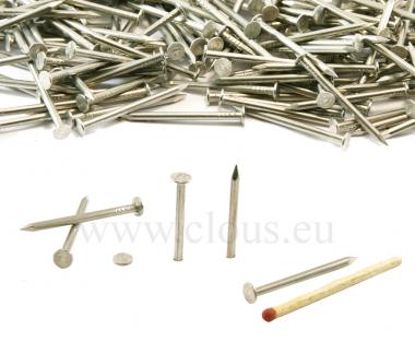 Flat head aluminium nail L : 33 mm - Ø 2.2 mm