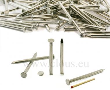 Flat head aluminium nail L : 70 mm - Ø 4.9 mm
