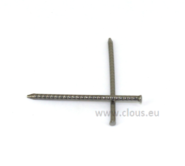 Lost head steel nail- serrated shank  Ø 1.1 mm 