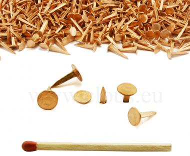 Copper tack for upholstery per 100 gr. L : 9 mm