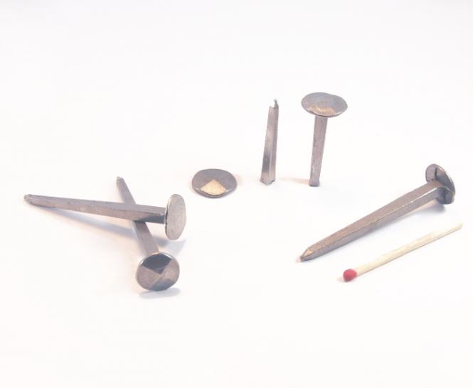 Diamond shaped head steel forged nail (100 nails) L : 50 mm - Ø 10 mm