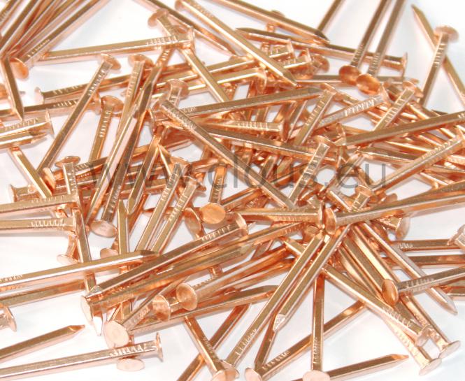 Square copper nails Ø 2.7 mm L : 50 mm - Ø 2.7 mm