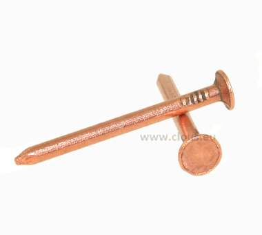 Cone head square copper nails 