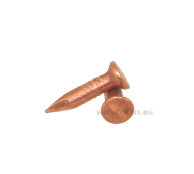 Countersunk head square copper nails Ø 4.2 mm 