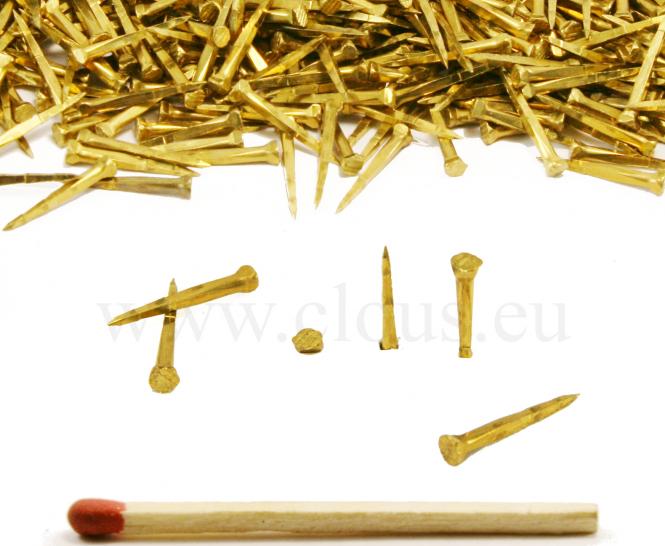 Brass tack for shoemaking L : 7 mm