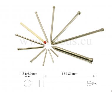 Lost head stainless steel nail Ø 1.3 mm (1kg) L : 20 mm - Ø 1.3 mm