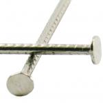 Flat head serrated stainless steel nail Ø 1.5 mm 