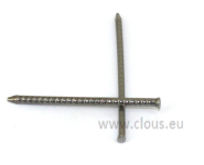 Lost head steel nail- serrated shank  Ø 1.1 mm L: 27 mm Ø 1.1 mm