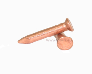 Countersunk head square copper nails L : 28 mm - Ø 4.9 mm