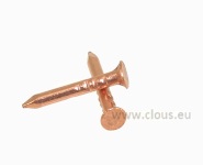 Countersunk head copper nails  Ø 1.9 mm L : 16 mm - Ø 1.9 mm