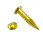 "Lozine" round head brass nail (2000 clous) L : 11 mm - Ø 1.5 mm