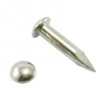 "Lozine" round head nickel coated brass nail (1000 clous) L : 9 mm - Ø 1.5 mm